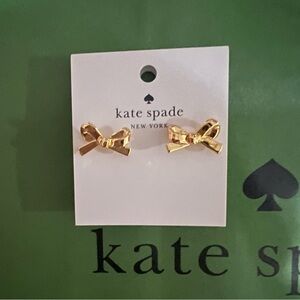 Kate Spade Gold Bow Studs